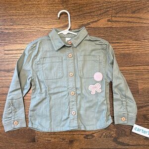Carters Long Sleeve Button Up